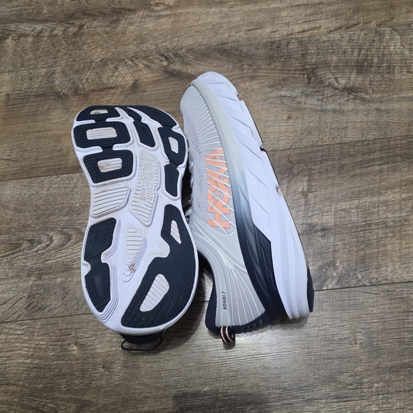 Hoka One Bondi 7 Sneaker Women Size 12D Wide Fits Men 11D - Picture 13 of 15